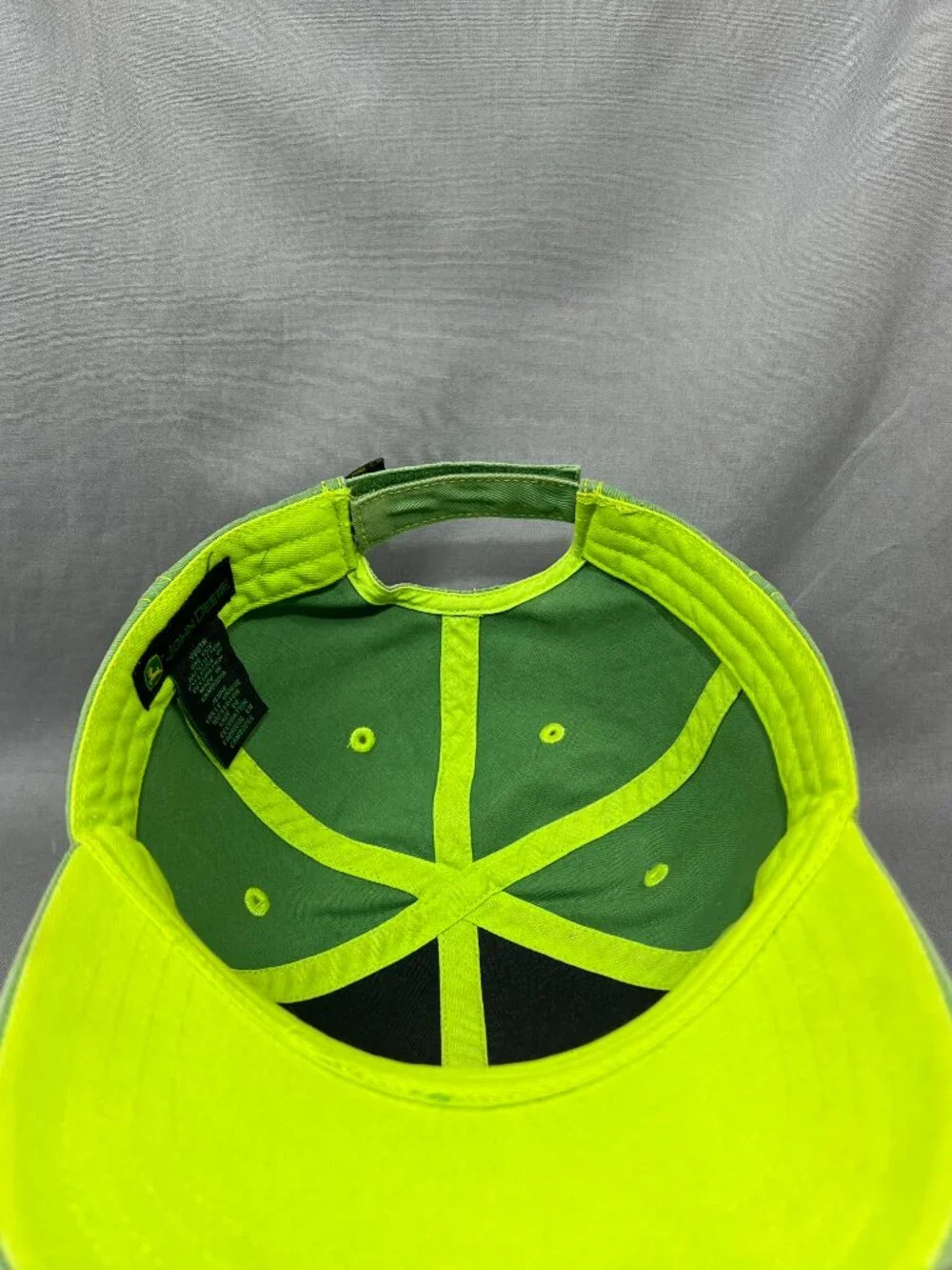 John Deere Tractor Strapback Hat Cap Distressed Agriculture Equipment Youth Teen